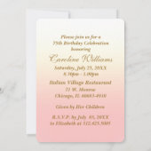 75e verjaardag van de viering van de verjaardag Aa Kaart (Achterkant)