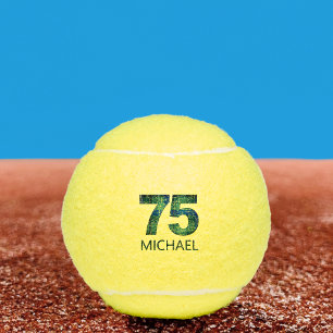75e verjaardagscadeau voor hem - 75 jaar Plaid Tar Tennisballen