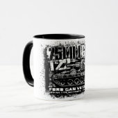 75mm pistool T22 Mok (Voorkant links)