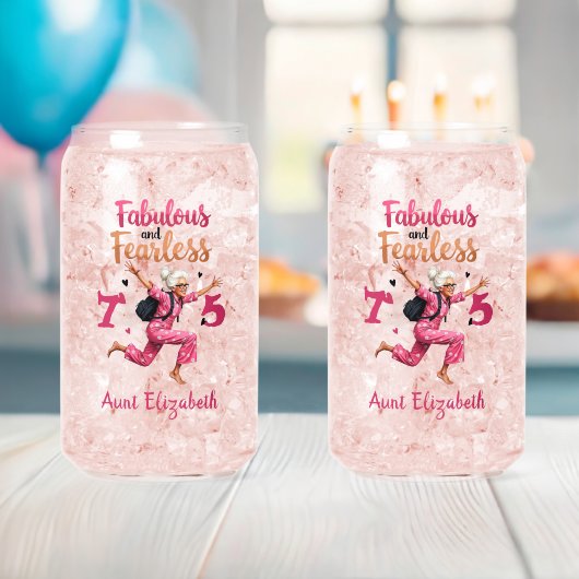 75th Birthday Fabulous Auntie (Insitu (Baby Shower))