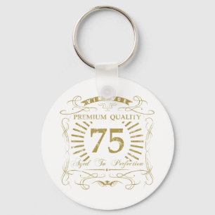 75th Birthday Gag Gift Sleutelhanger