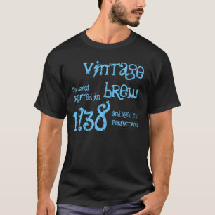 75th Birthday Gift 1938 Brew Name V8 T-shirt