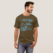 75th Birthday Gift 1938 Brew Name V9 T-shirt (Voorkant volledig)