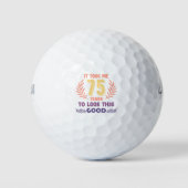 75th Birthday Golfballen (Voorkant)