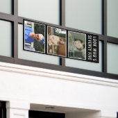 75th Birthday Photo Banner (Buitenkant Gebouw)