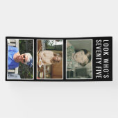 75th Birthday Photo Banner (Horizontaal)