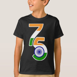75th Independence Day - 2021 2022 Indian Independe T-shirt