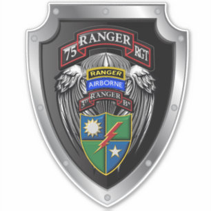 75th Ranger Regiment 3rd Bat "Rangers leiden de we Sticker