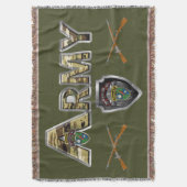 75th Ranger Regiment  Deken (Voorkant Verticaal)