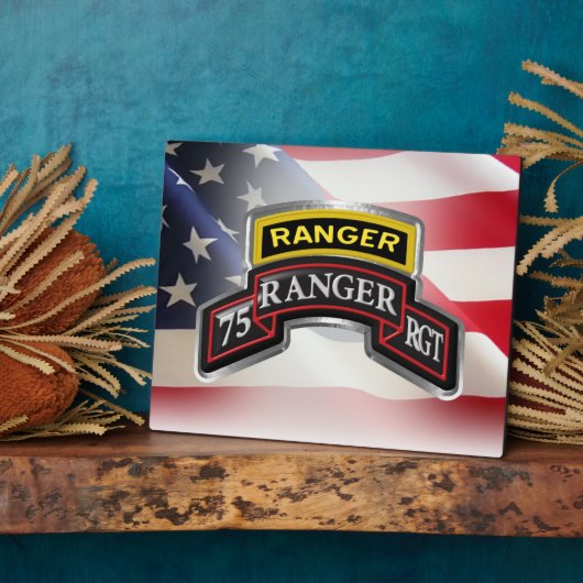 75th Ranger Regiment  Fotoplaat (Zijkant)