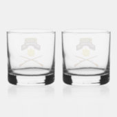 75th Ranger Regiment Majoor MAJ Whisky Glas (Achterkant)