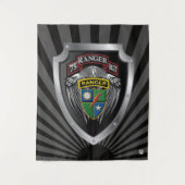 75th Ranger Regiment Wandkleed (Voorkant)