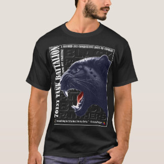 761e Tankbataljon Authentieke Black Panthers T-shirt