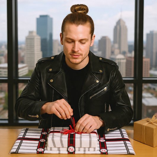 '76 Checker Cadeaupapier