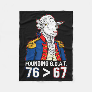 76 Groter Dan 67 George Washington Geschiedenis Pr Fleece Deken