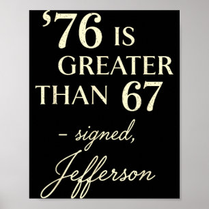 76 Groter Dan 67 Thomas Jefferson Geschiedenis Leu Poster