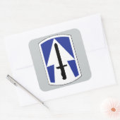 76e Infanteriebrigade Vierkante Sticker (Envelop)