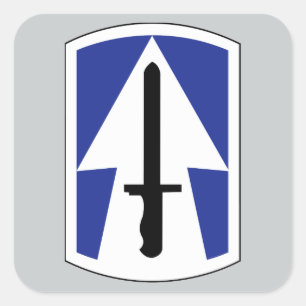 76e Infanteriebrigade Vierkante Sticker