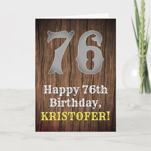 76e verjaardag: Land Westerne Geïnspireerd Kijk, n Kaart