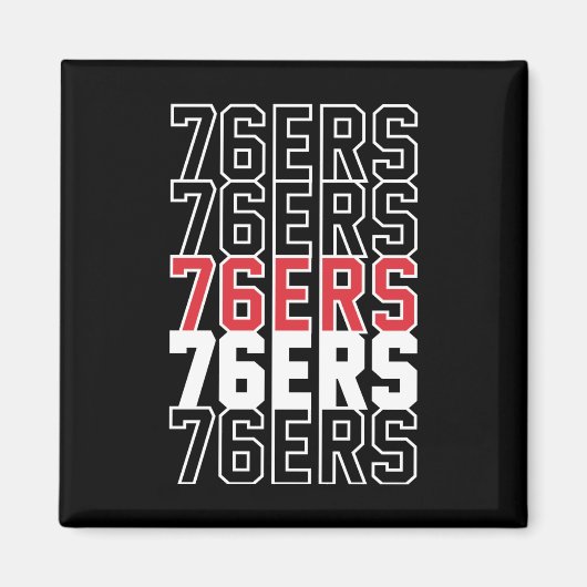 76ers magneet (Voorkant)