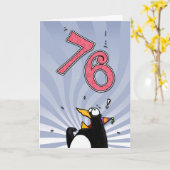 76ste Verjaardag - de Kaart van de Verrassing van (Gele Bloem)