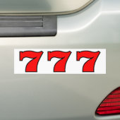 777 BUMPERSTICKER (Op auto)