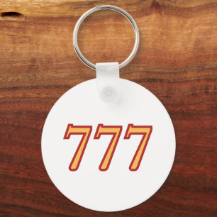 777 Engel Nummer Geluk Sleutelhanger