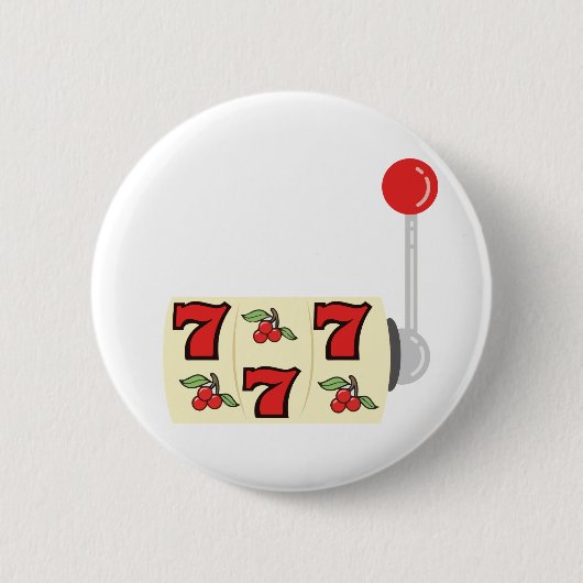 777 Jackpot Ronde Button 5,7 Cm (Voorkant)