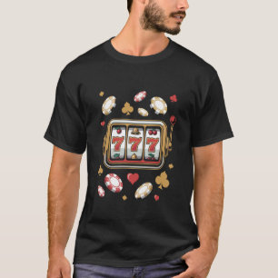 777 Jackpot Slots Gokplezier Thema T-shirt