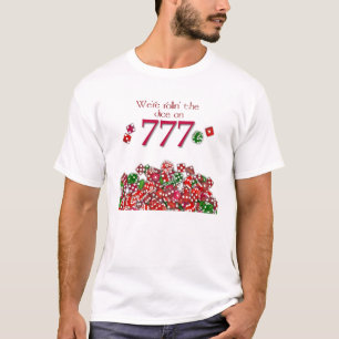 777 Lucky Rollin het dobbelstenen Shirt voor uw sp