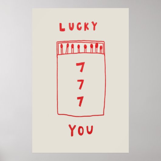 777 Lucky You Poster (Voorkant)