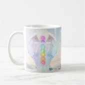 777 Numéros d'anges Chakra Anges Ailes Mug (Gauche)