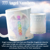 777 Numéros d'anges Chakra Anges Ailes Mug