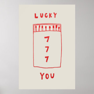 777 Poster de Lucky You