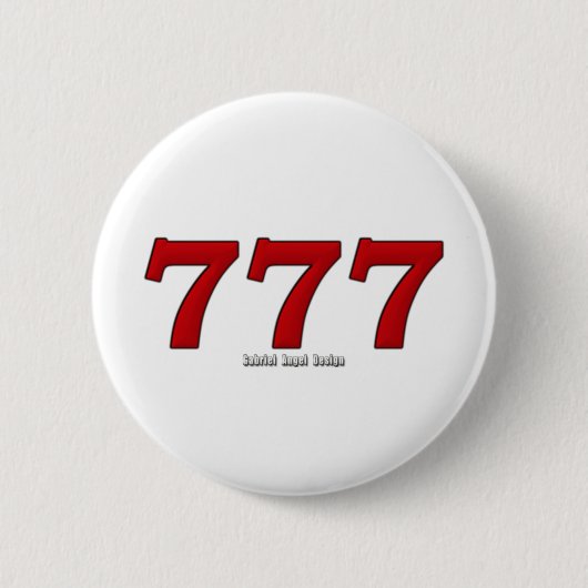 777 RONDE BUTTON 5,7 CM (Voorkant)