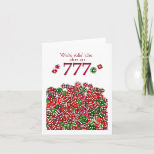 777 speciale Datum - de Speciale Kaarten van de