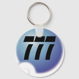 777 sur bulle sleutelhanger