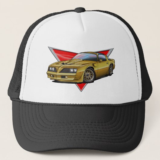 77-78 Gold Firebird Trucker Pet (Voorkant)