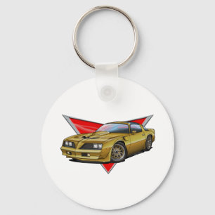 77-78 Gouden Firebird Sleutelhanger