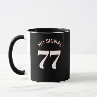 77 Geen Signaal Zwarte Mok