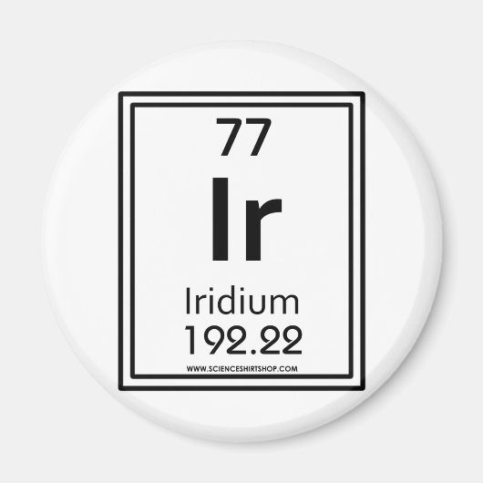 77 Iridium Magneet (Voorkant)