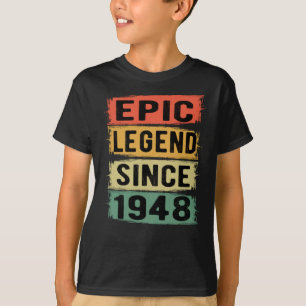 77 jaar oud Bday 1948 Epic Legend 77e verjaardag T-shirt