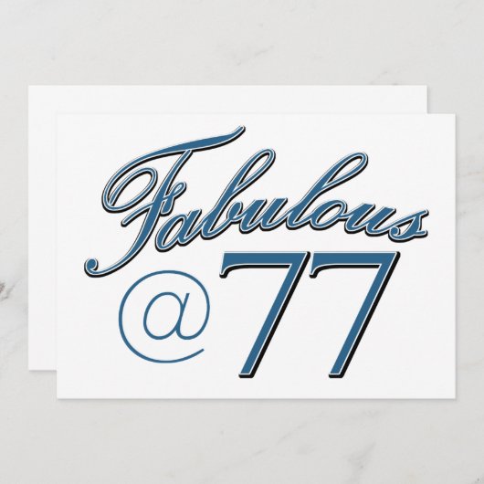 77 jaar oude design (Voorkant / Achterkant)