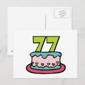 77 jaar oude vogelbeker briefkaart (Voorkant / Achterkant)