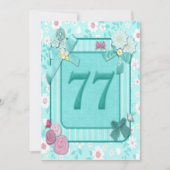 77e anniversaire invitation (Devant)