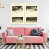 78689 Broadway & 230th St Dobbs Ferry Canvas Afdruk (Insitu (Woonkamer))