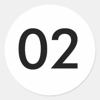 78702 RONDE STICKER