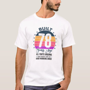 78 jaar Old Gifts 1944 Limited Edition 78T T-shirt