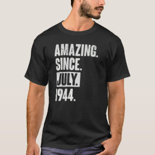 78 jaar oude 78e verjaardag na de verbazingwekkend t-shirt