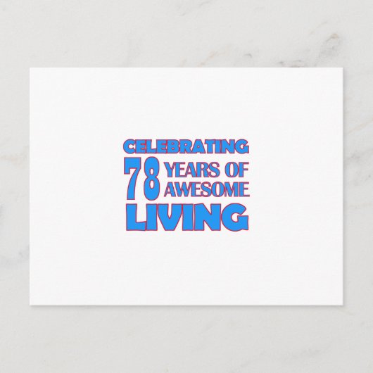 78 jaar oude design briefkaart (Voorkant)